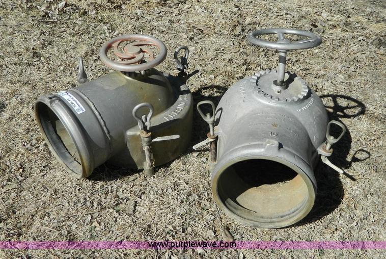 image for item AX9876 (2) 10" irrigation gate valves