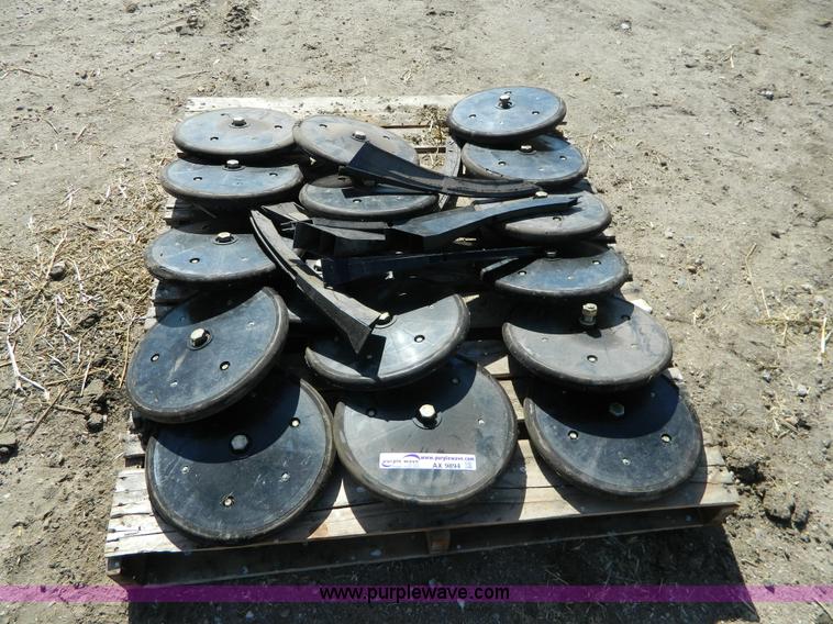 image for item AX9894 (16) steel over rubber planter wheels