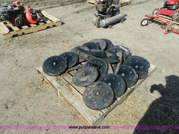 image for item AX9894 (16) steel over rubber planter wheels