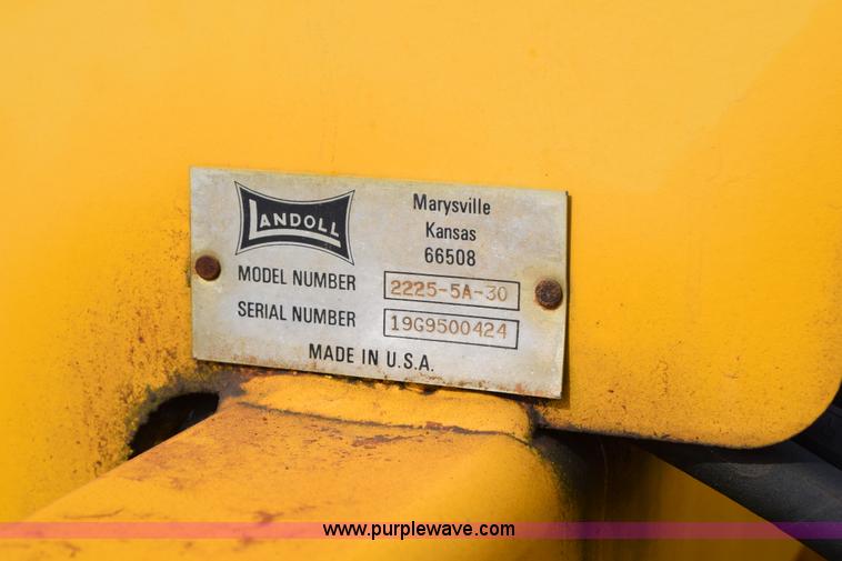 image for item BA9864 1990 Landoll 2200 Weatherproofer II disk ripper