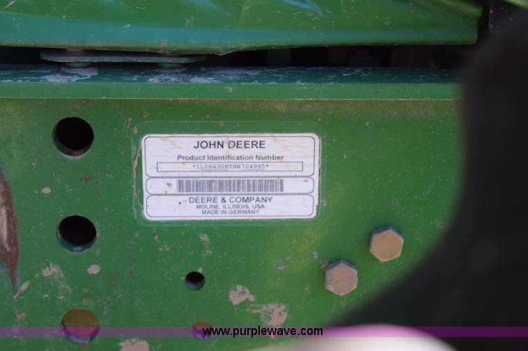 image for item BA9898 2011 John Deere 6430 MFWD tractor