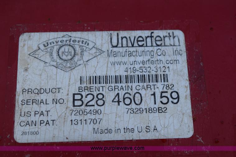 image for item BA9900 2012 Brent 782 grain cart