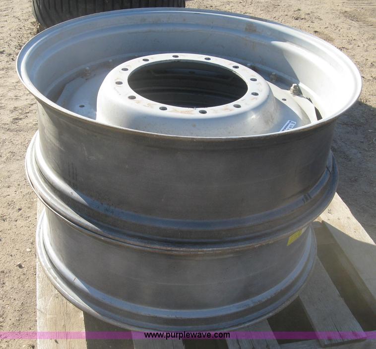 (2) 2013 Titan steel ag wheels in Kinsley, KS Item BE9575 sold Purple Wave