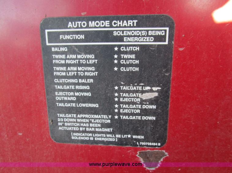 image for item D2310 1995 Case IH 8460 round baler