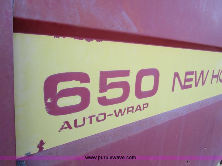 image for item D2312 1991 New Holland 650 round baler