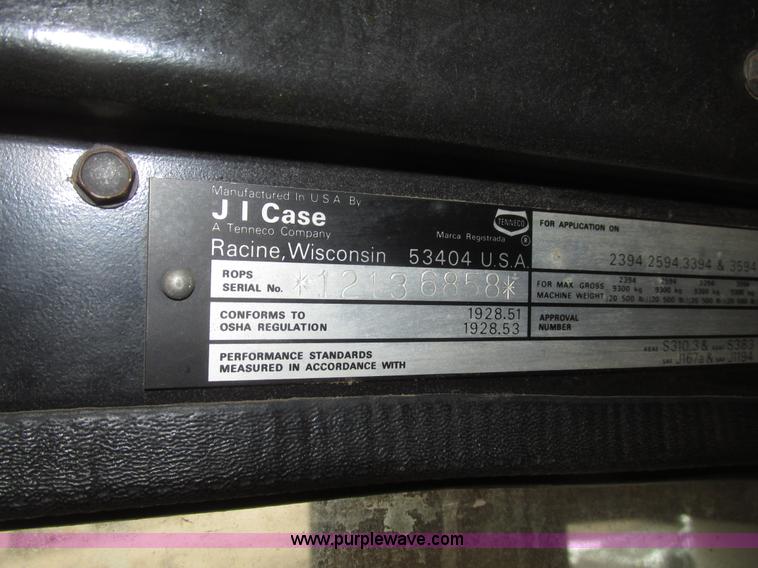 image for item G9769 1987 Case IH 3394 MFWD tractor