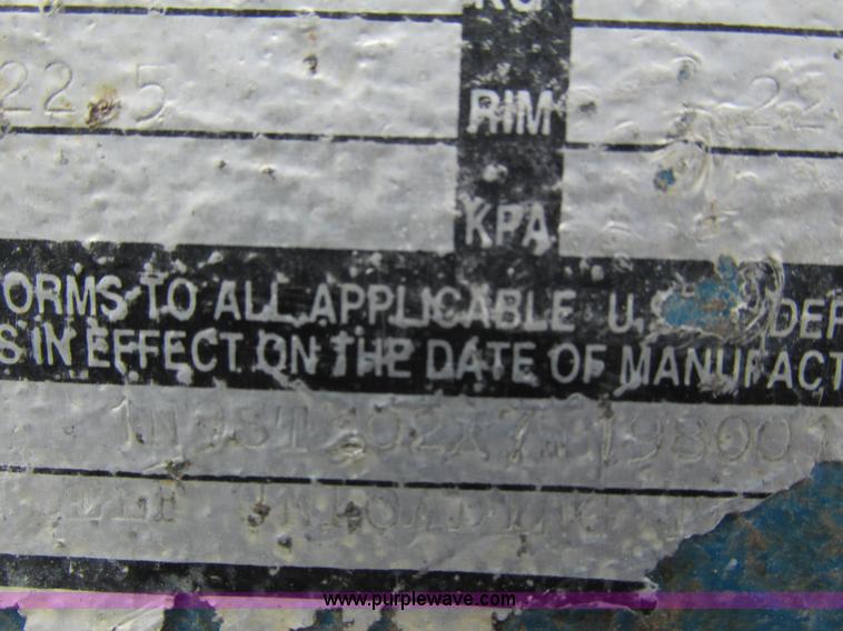 image for item I3796 2007 Northern silage trailer