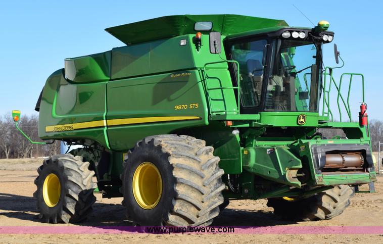 image for item I8501 2010 John Deere 9870 STS RWA combine