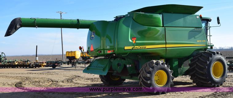 image for item I8501 2010 John Deere 9870 STS RWA combine