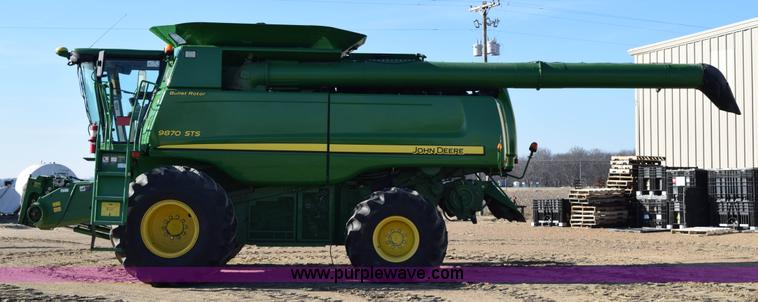 image for item I8501 2010 John Deere 9870 STS RWA combine