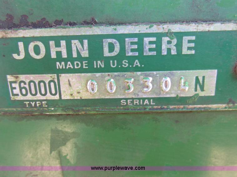 image for item K2035 John Deere 6000 self-propelled sprayer