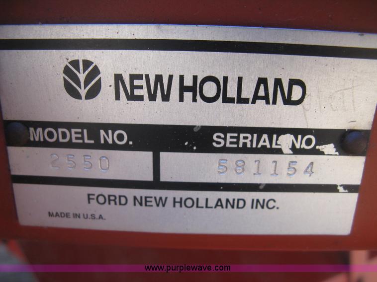 image for item K2930 1995 New Holland 2550 SpeedRower self-propelled windrower