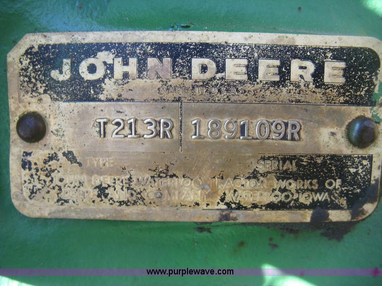 image for item K2943 1968 John Deere 4020 tractor