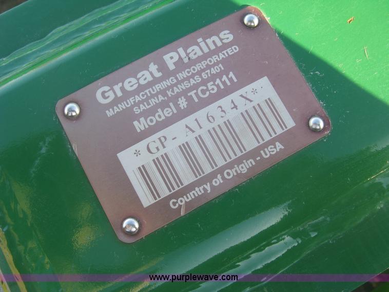 image for item K2947 Great Plains TC5111 Turbo chisel plow
