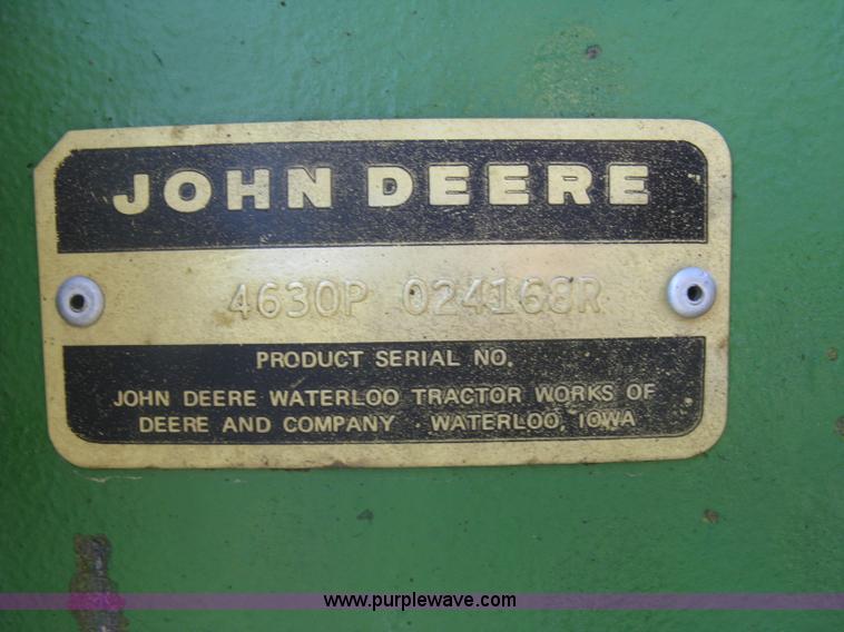 image for item K2978 1976 John Deere 4630 tractor