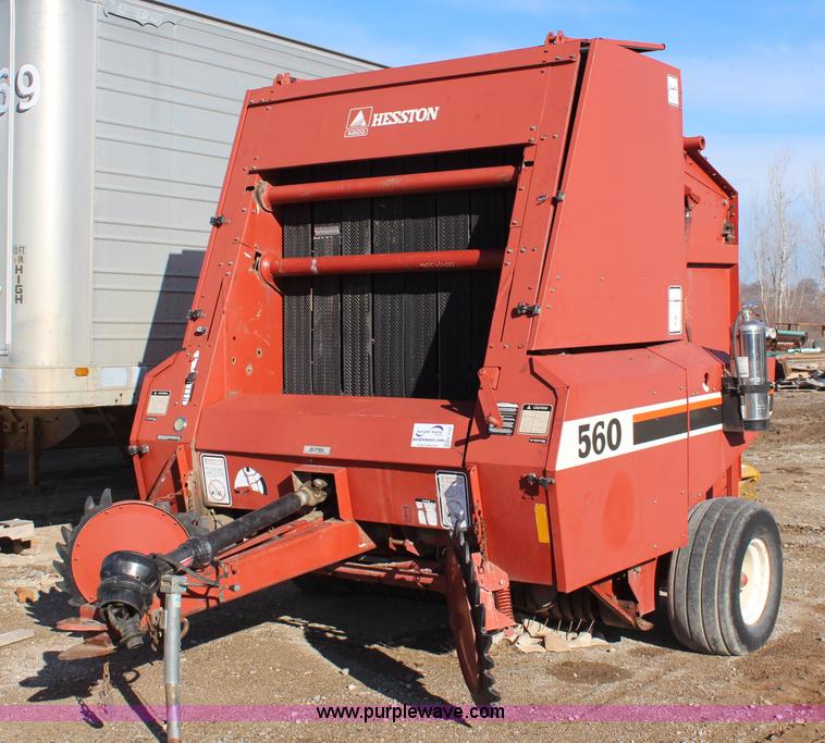 image for item K7155 1979 AGCO Hesston 560 round baler