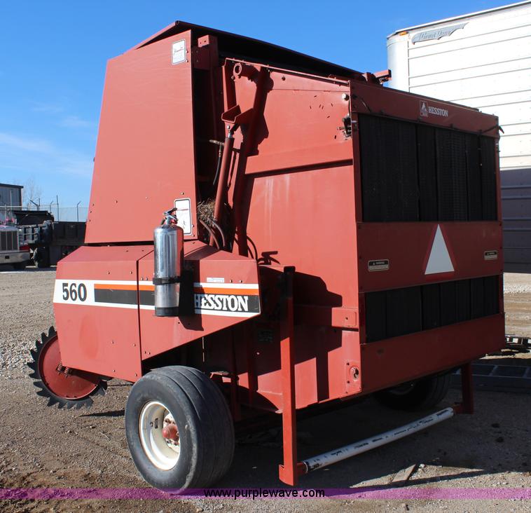 image for item K7155 1979 AGCO Hesston 560 round baler