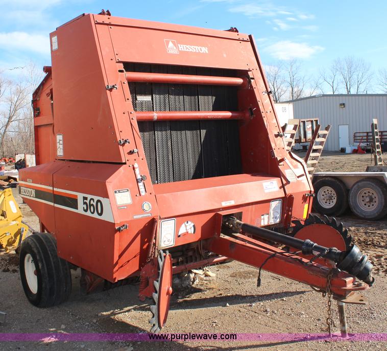 image for item K7155 1979 AGCO Hesston 560 round baler