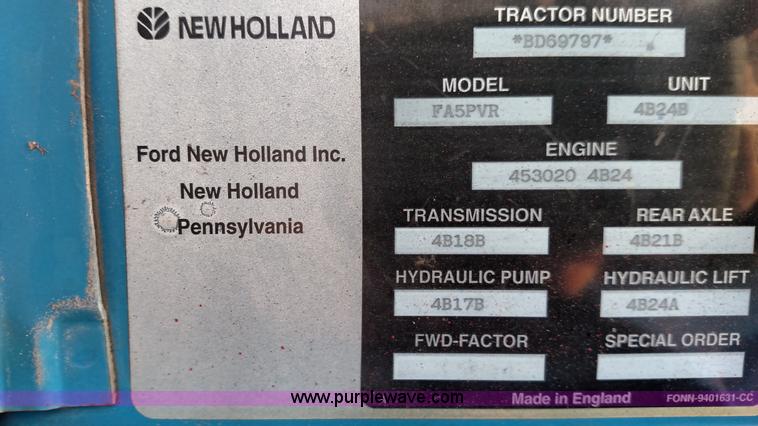 image for item L6640 1994 Ford 7740 Powerstar SL tractor