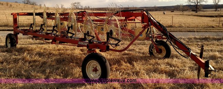 image for item L6641 2002 H&S Hi-Capacity 12 wheel rake