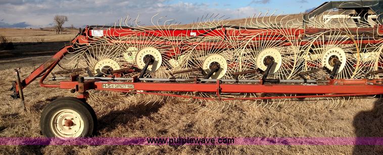 image for item L6641 2002 H&S Hi-Capacity 12 wheel rake