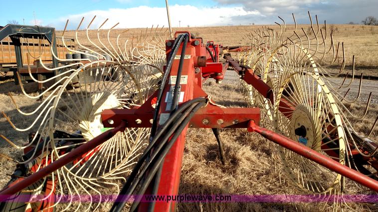 image for item L6641 2002 H&S Hi-Capacity 12 wheel rake