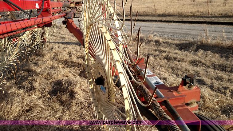 image for item L6641 2002 H&S Hi-Capacity 12 wheel rake