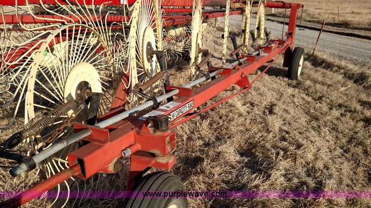 image for item L6641 2002 H&S Hi-Capacity 12 wheel rake