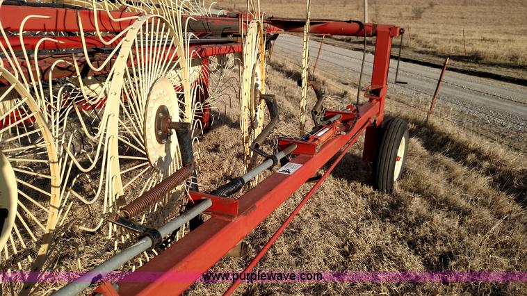 image for item L6641 2002 H&S Hi-Capacity 12 wheel rake