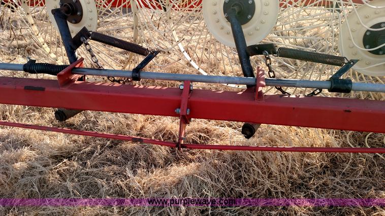 image for item L6641 2002 H&S Hi-Capacity 12 wheel rake