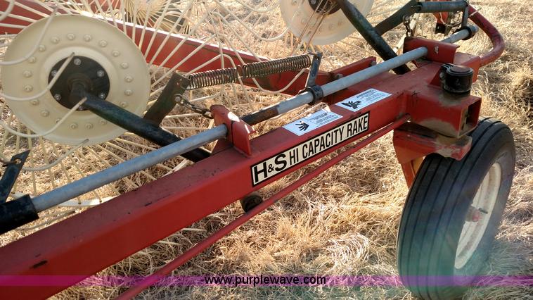 image for item L6641 2002 H&S Hi-Capacity 12 wheel rake