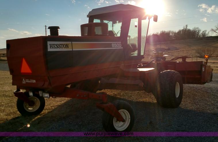 image for item L6645 Hesston 8500 self-propelled swather