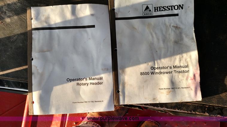 image for item L6645 Hesston 8500 self-propelled swather