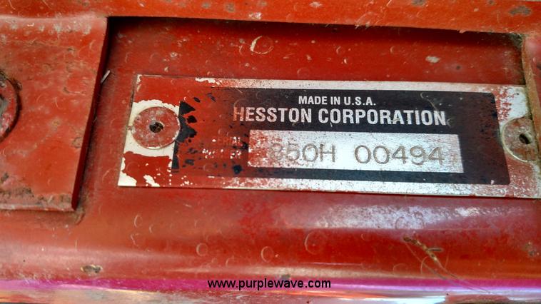 image for item L6645 Hesston 8500 self-propelled swather