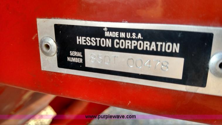 image for item L6645 Hesston 8500 self-propelled swather