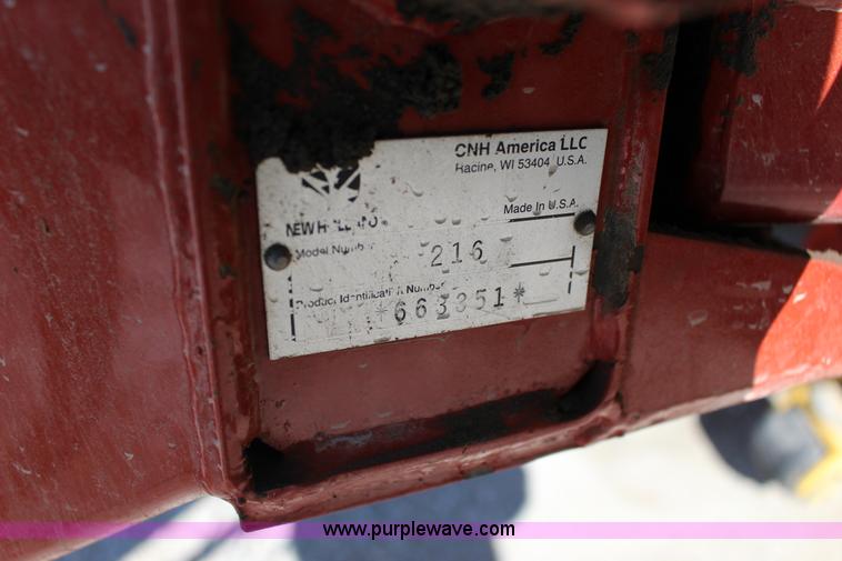 image for item L6655 New Holland 216 twin hay rake