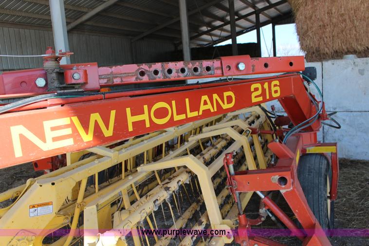 image for item L6655 New Holland 216 twin hay rake