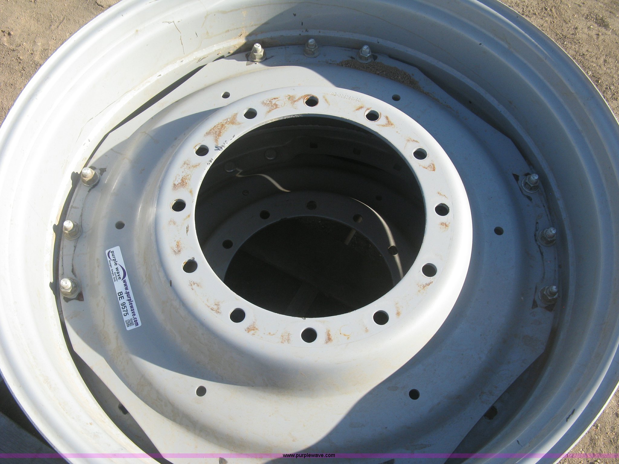 (2) 2013 Titan steel ag wheels in Kinsley, KS Item BE9575 sold Purple Wave