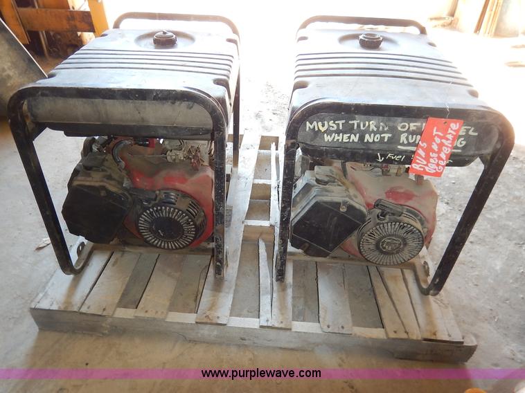 image for item AV9524 (2) Generac MC5500 generators