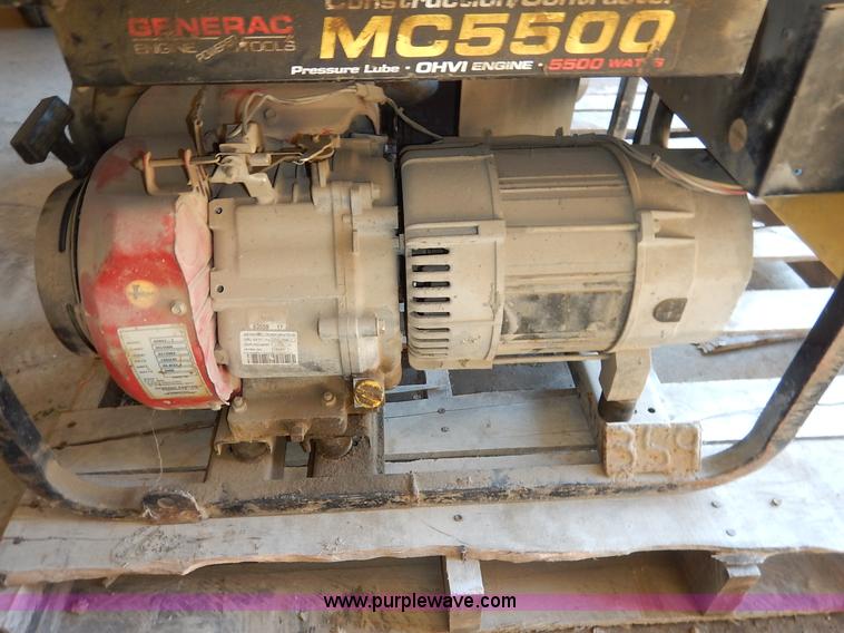 image for item AV9524 (2) Generac MC5500 generators