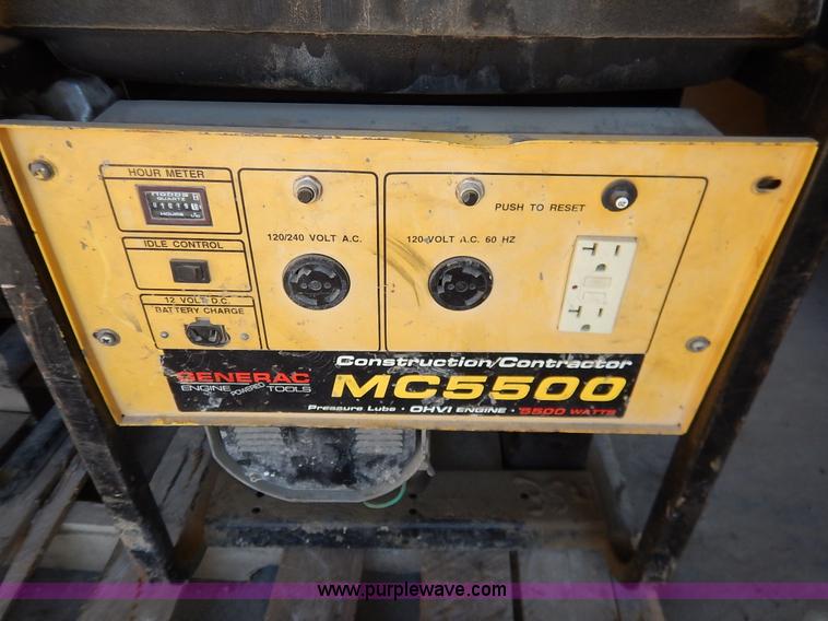 image for item AV9524 (2) Generac MC5500 generators
