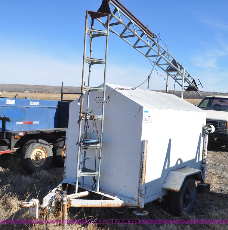 image for item F2232 1971 shop built enclosed cargo trailer