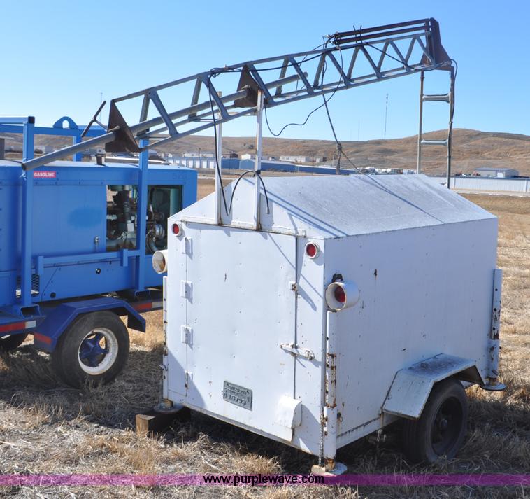 image for item F2232 1971 shop built enclosed cargo trailer