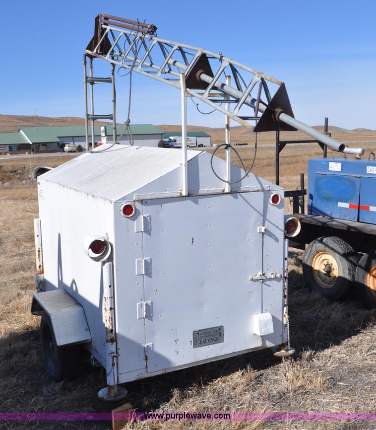 image for item F2232 1971 shop built enclosed cargo trailer