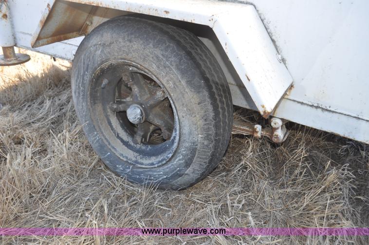 image for item F2232 1971 shop built enclosed cargo trailer