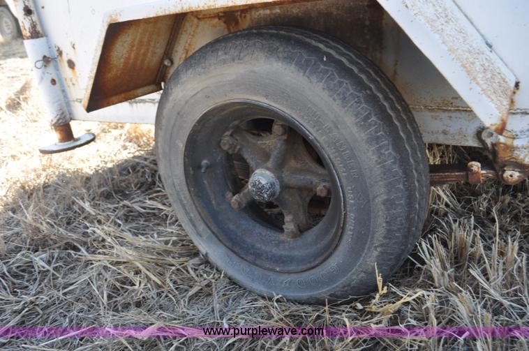 image for item F2232 1971 shop built enclosed cargo trailer