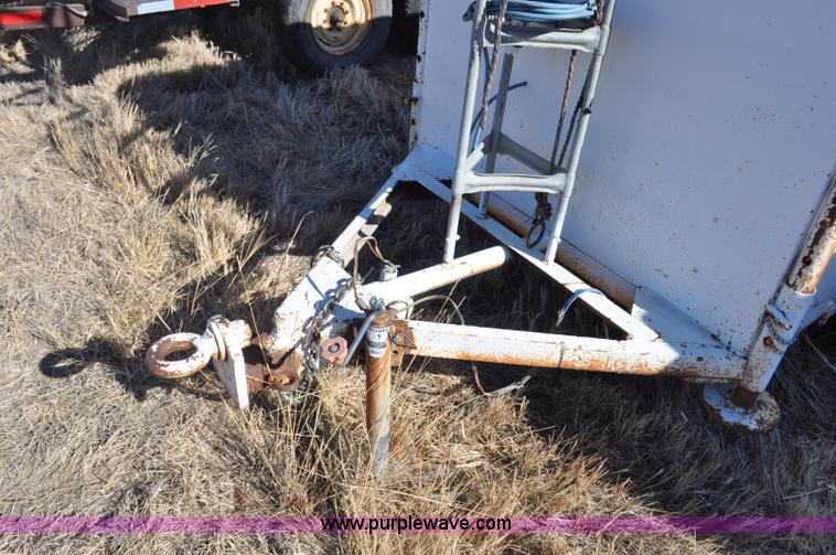 image for item F2232 1971 shop built enclosed cargo trailer