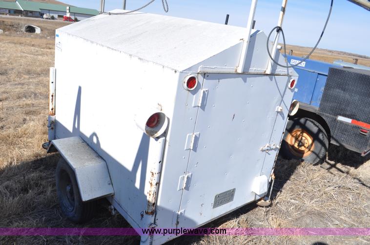 image for item F2232 1971 shop built enclosed cargo trailer