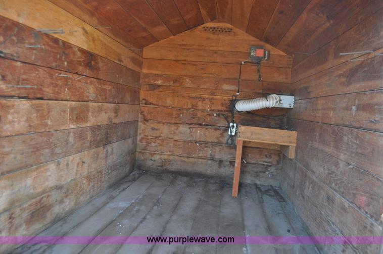 image for item F2232 1971 shop built enclosed cargo trailer