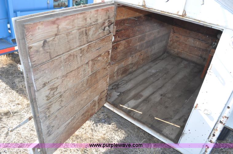 image for item F2232 1971 shop built enclosed cargo trailer